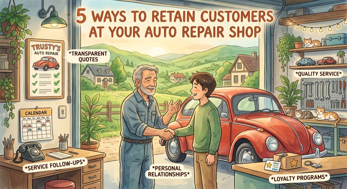5 Ways to Retain Customers at Your Auto Repair Shop