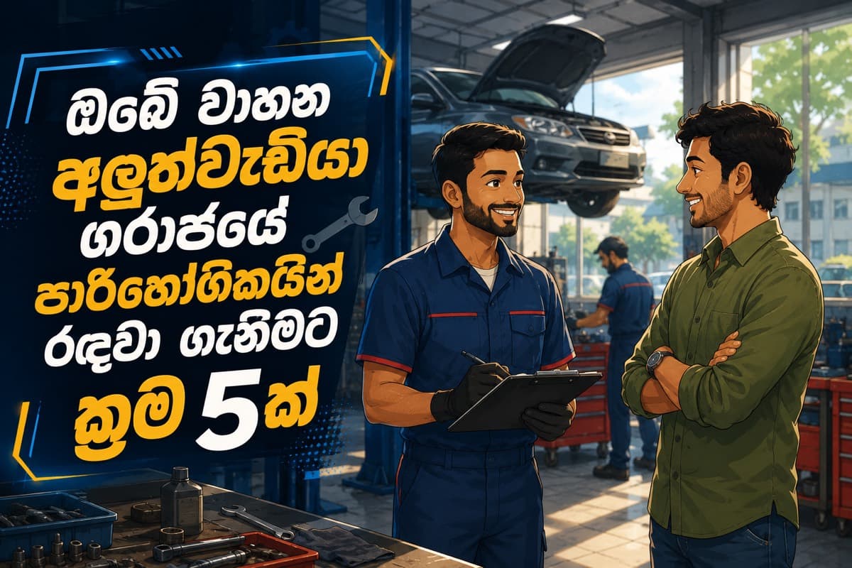 ඔබේ වාහන අලුත්වැඩියා ගරාජයේ පාරිභෝගිකයින් රඳවා ගැනීමට ක්රම 5ක්